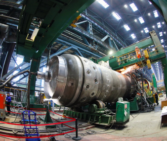На Атоммаше выполнили замыкающий шов на компенсаторе давления для второго энергоблока АЭС «Аккую»